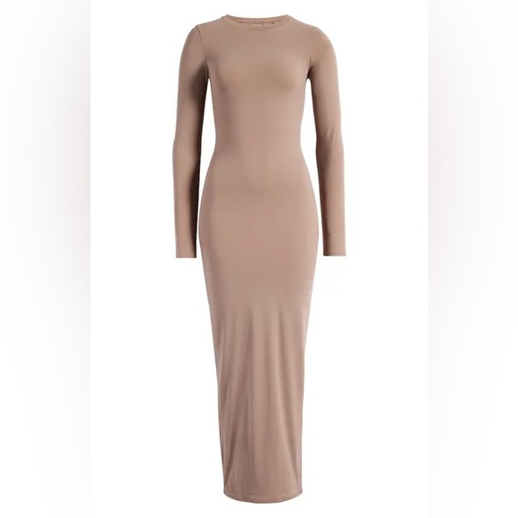 NWOT - Skims Fits Everybody Long Sleeve Crewneck Dress Size Small (S) - Picture 3 of 5